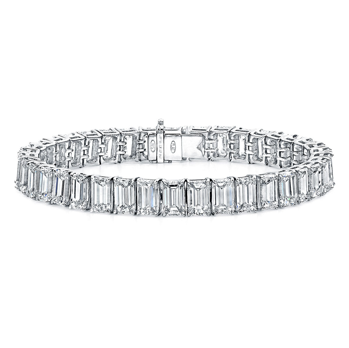 Emerald Cut Diamond Tennis Bracelet – Wachler Diamonds