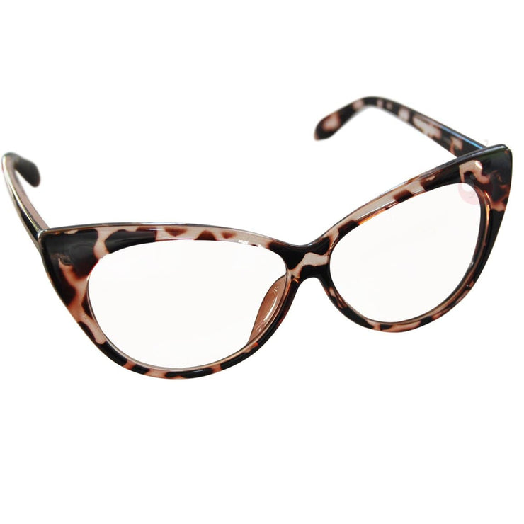 Cat Eye Costume Glasses - Tortoiseshell – Atomic Cherry