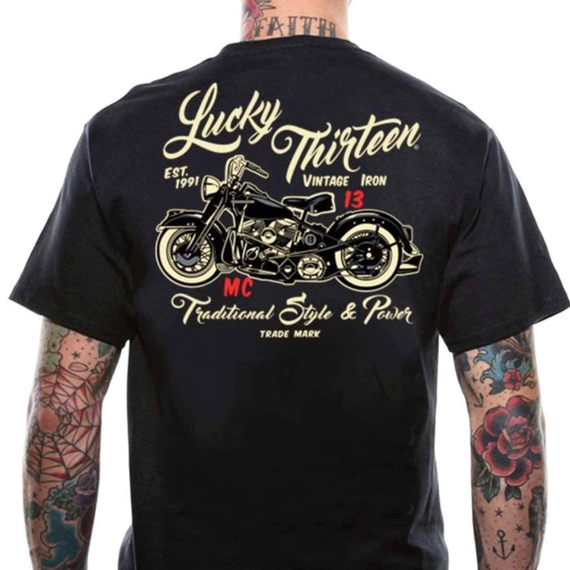 Lucky 13 Kustom Kulture, Rockabilly t shirts, patchs – Atomic Cherry