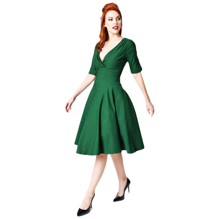 unique vintage green dress