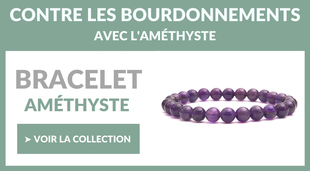 Bracelet en pierre d'Améthyste