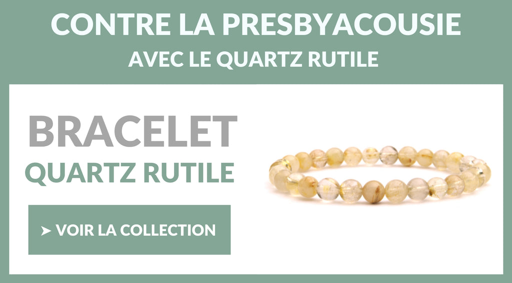 Bracelet en Quartz Rutile