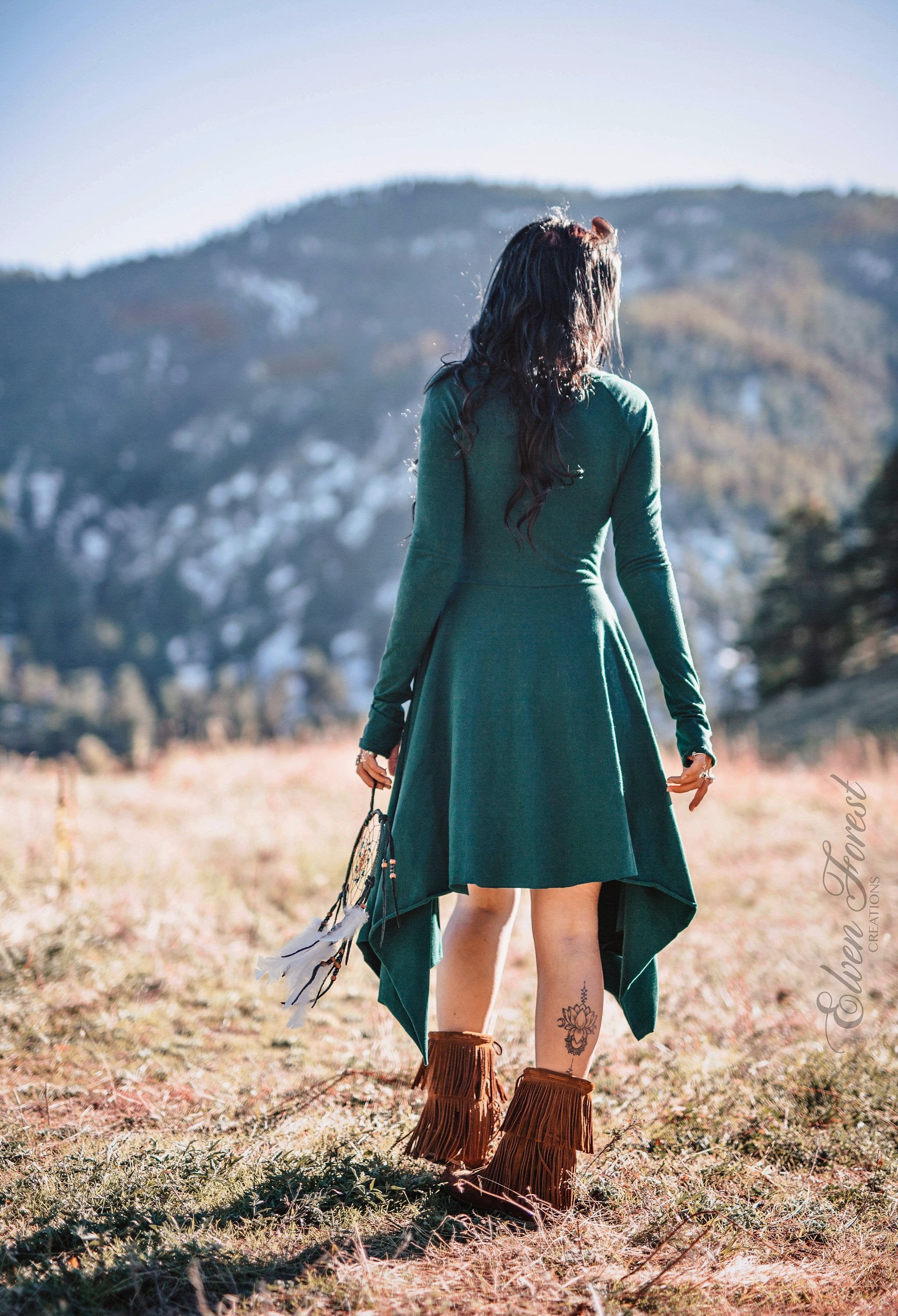 Wonderland Pixie Dress - with Long Sleeves | Earthy clothing inspired ...