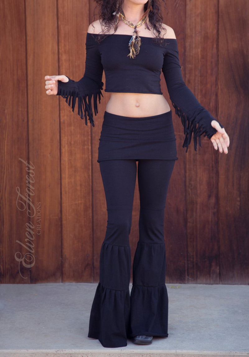 Fringified Crop Top ~ with thumbholes :) | Earthy clothing inspired by ...