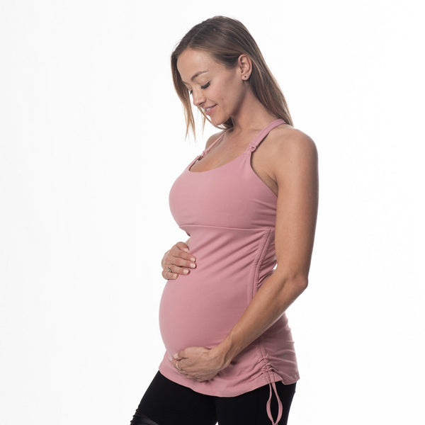 Sweat and Milk Camelia Maternity/Nursing Top