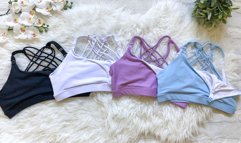 Seamless nursing sports bra