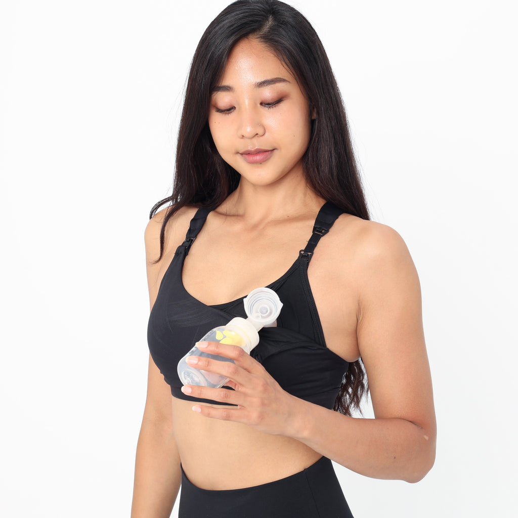 Get you a nursing sports bra that can do both, they say. Our high-impact  nursing & pumping sports bra is finally back-in-stock 🔥 Comment …