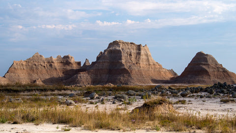 Badlands National Park in South Dakota.