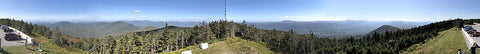 Equinox Mountain, Vermont panorama view.