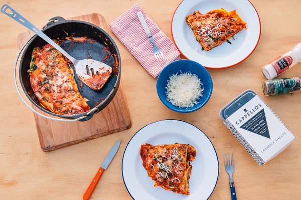 Dutch Oven Lasagna - Fresh Off The Grid