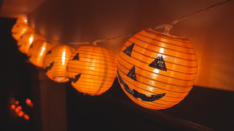 Halloween string lights.