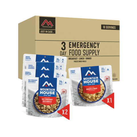 3-Day Emergency Food Supply Kit by Mountain House