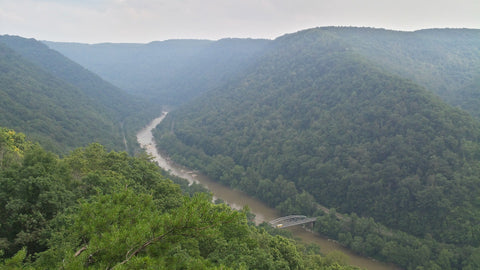 New River Gorge in West Virginia.