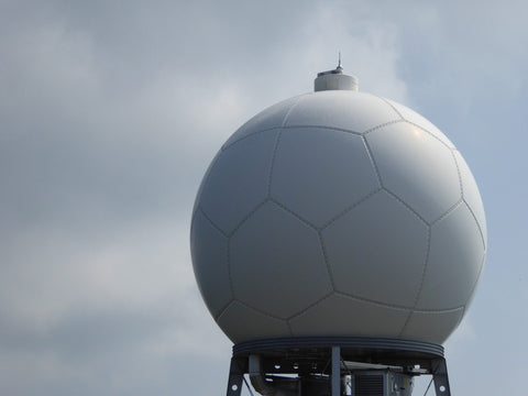 Radar weather sphere.