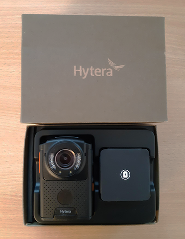 Hytera VM550D Body Camera Box Contents