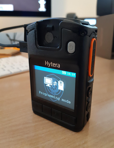 Hytera VM550D Body Camera Programming Mode Review