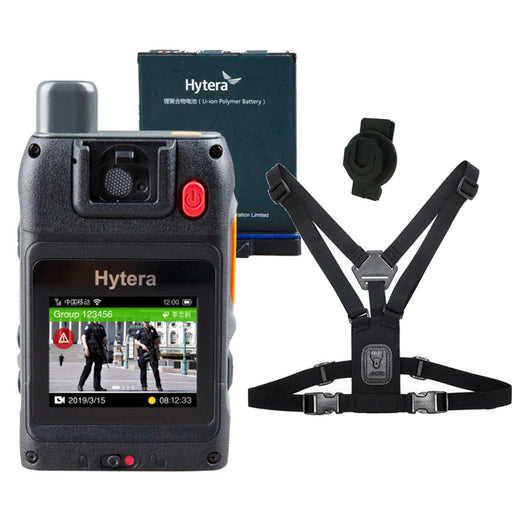Caméra corporelle de résolution BODYCAM 4K avec prise en charge 4G / NFC /  WIFI / BT + 32 Go + LED IR
