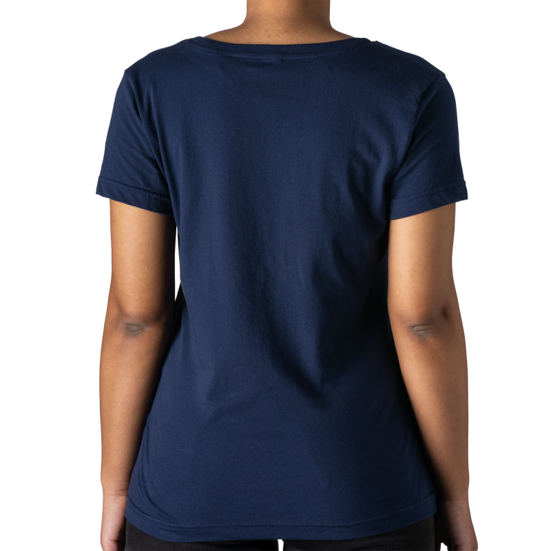 Heart & Soul Ladies V-Neck T-Shirt - Navy