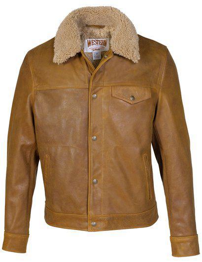 schott buffalo trucker jacket