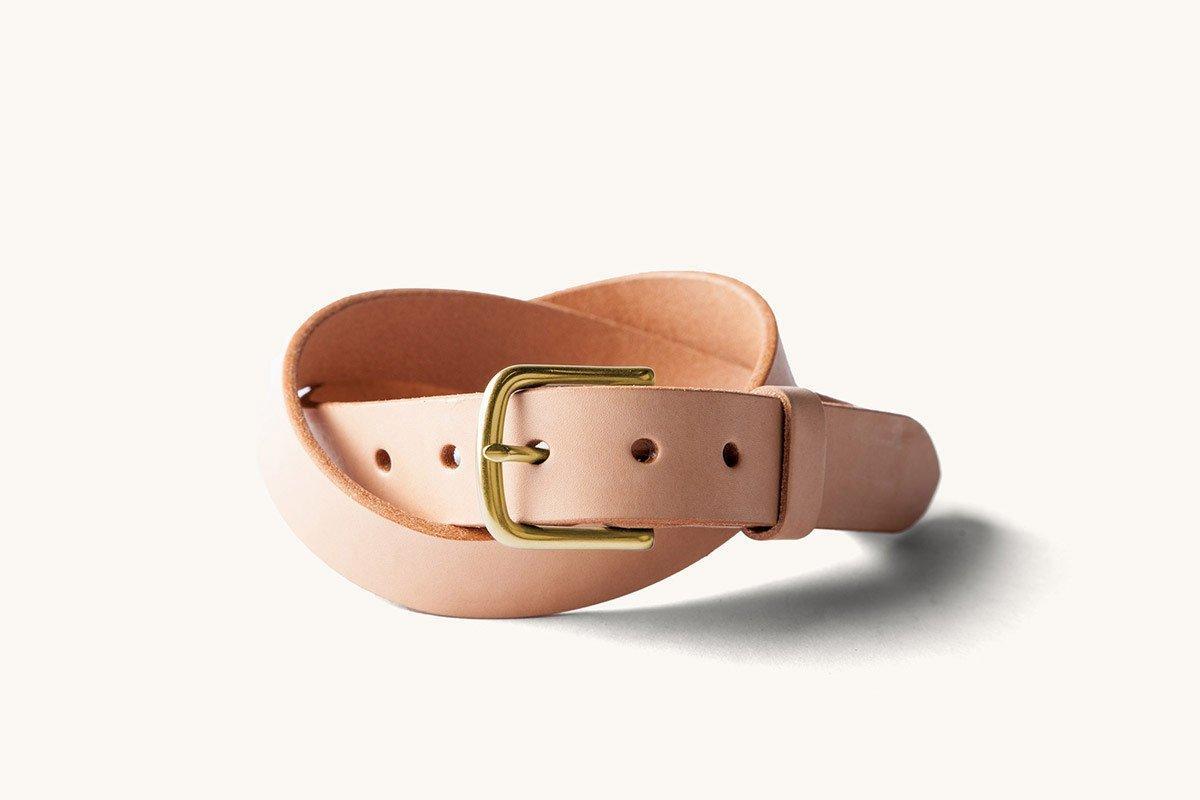 Classic Belt Natural Brass