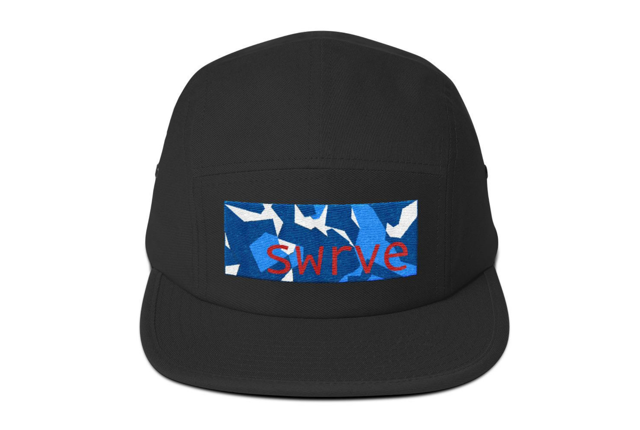 swrve BLUE CAMO embroidered cotton CAMP HAT