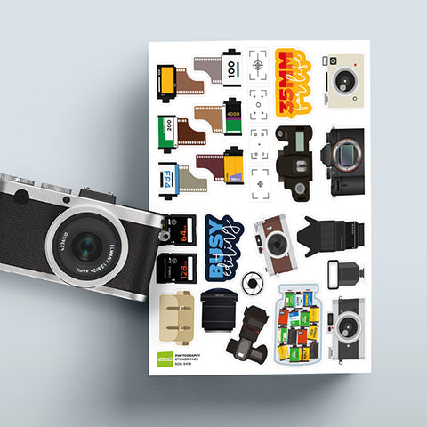 Photography Sticker Pack - Photographer Gift