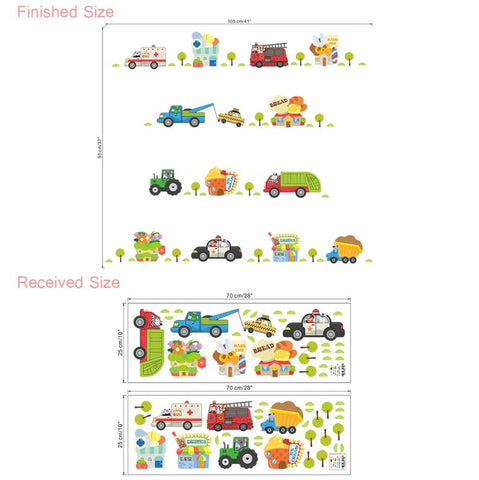 Wall Stickers Kids Room Sizing