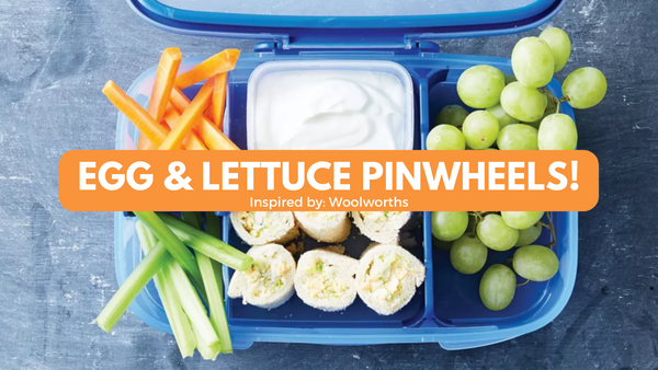 egg & lettuce pinwheels lunch box recipe