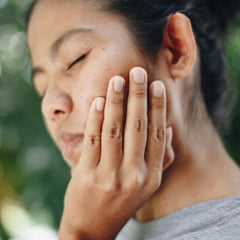 woman suffering from toothache