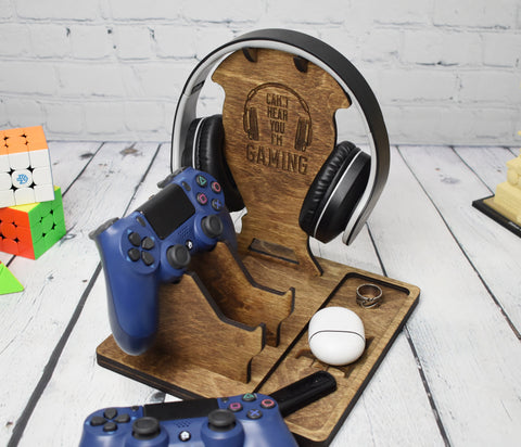 A Headphones and controller stand.