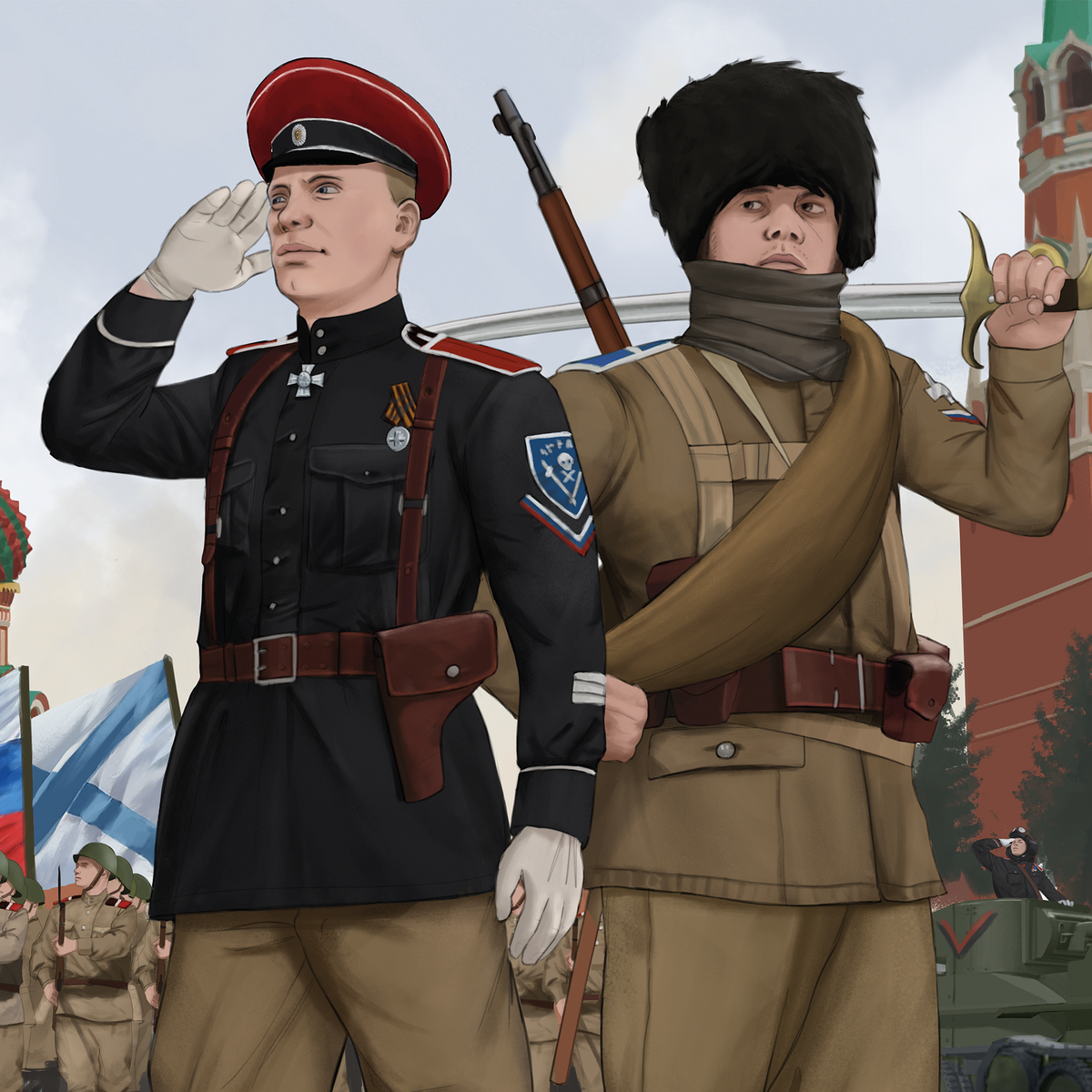 Апрель русский солдат