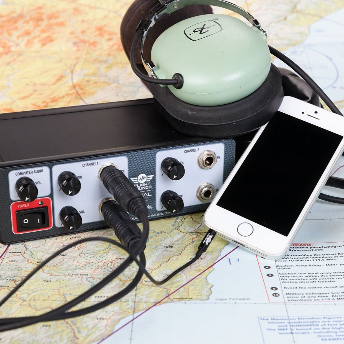 SOLO-GA - General Aviation Headset USB Adapter - Flight Sounds Ltd