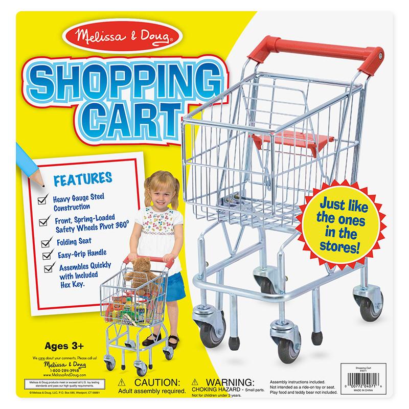 childs metal shopping cart