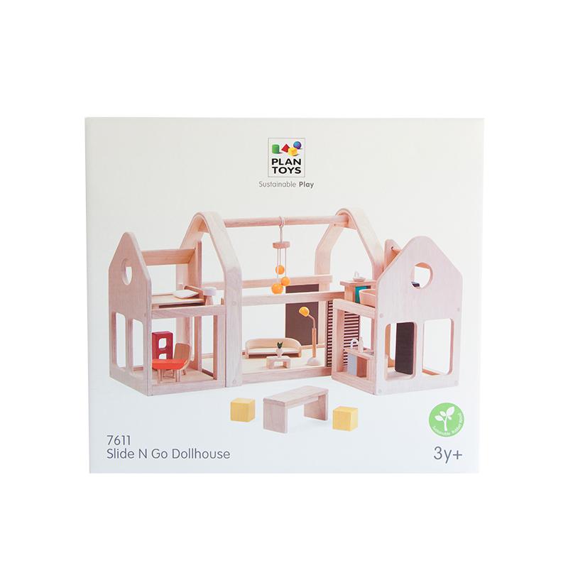 dollhouse with slide