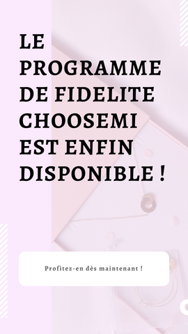 Programme de fidélité des bijoux ChoosEmi