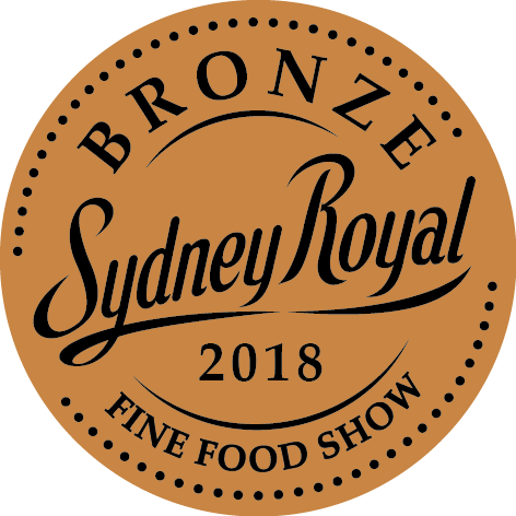 2018 bronze at the Sydney Royal Fine Food Show