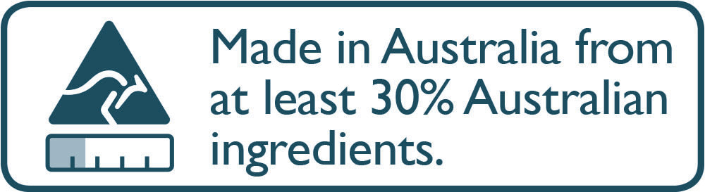 Australian made and owned.
