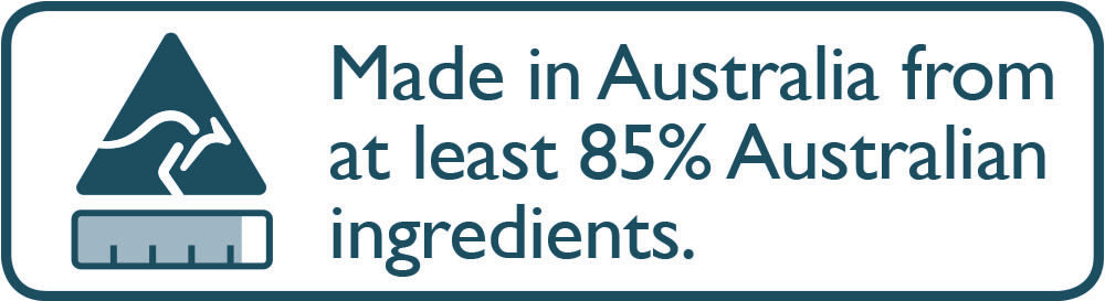 Australian made and owned.