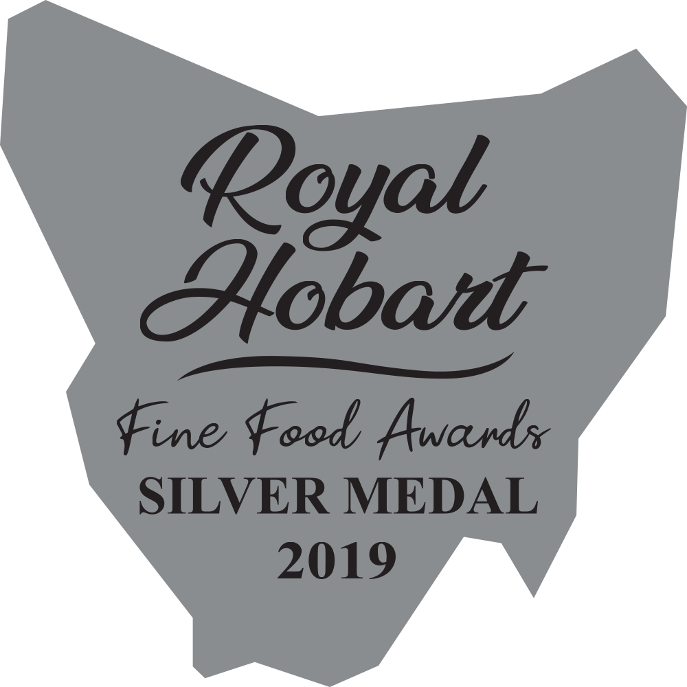 2019 silver at the Royal Hobart Fine Food Awards