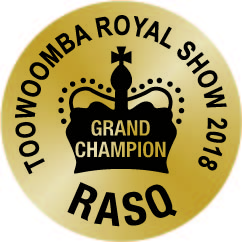 2018 Grand Champion Toowoomba Royal Show.