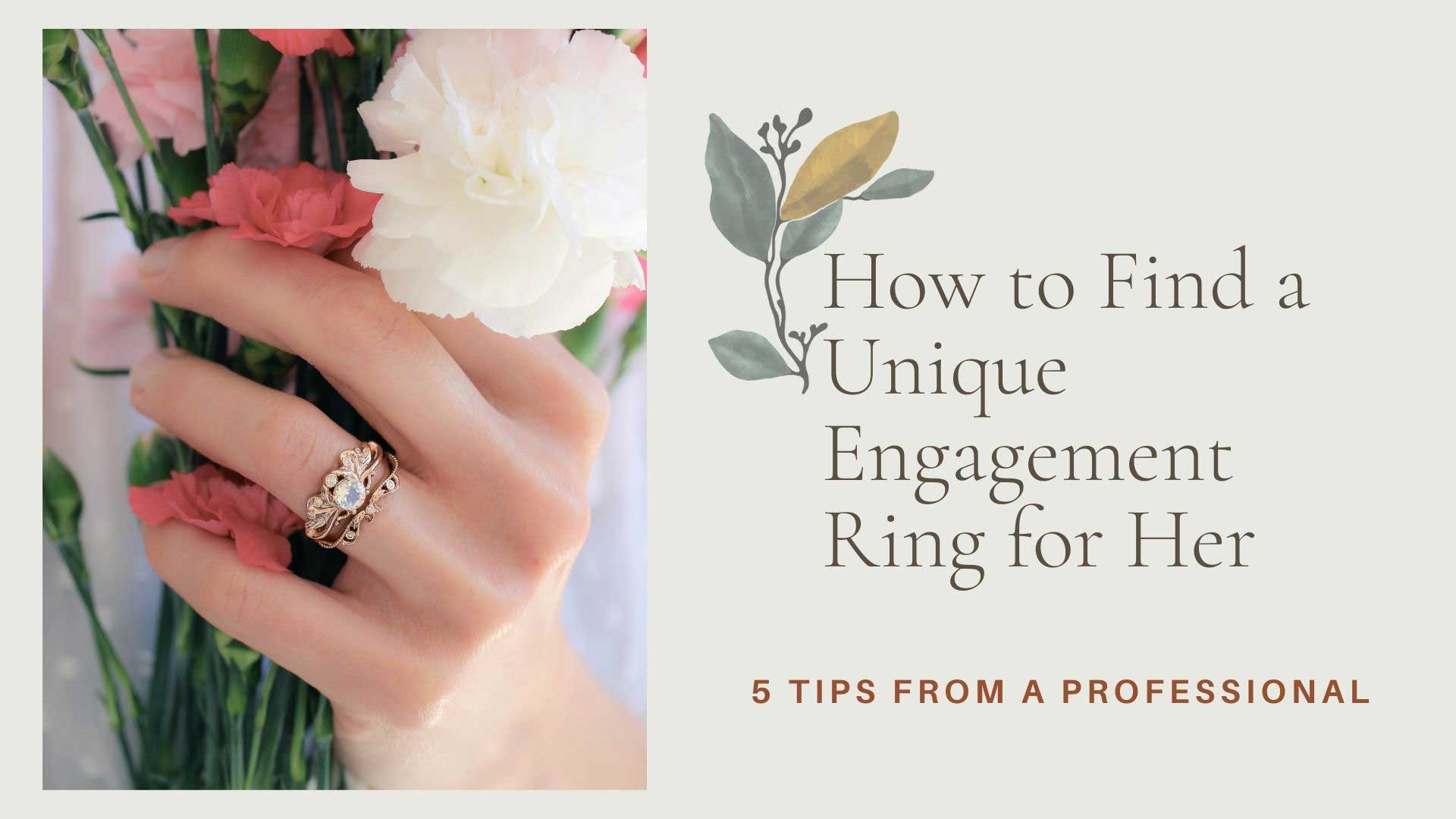 5 TIPS on How to Find a Unique Engagment Ring for Her