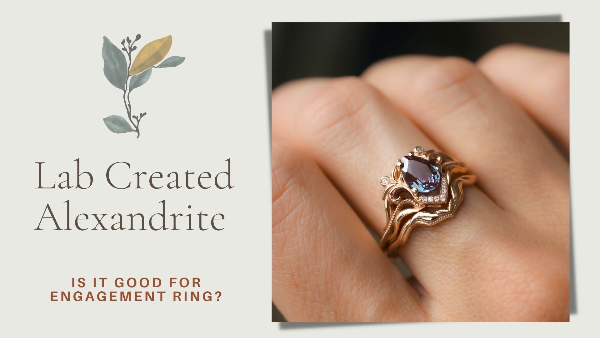 lab created alexandtire for engagement rings