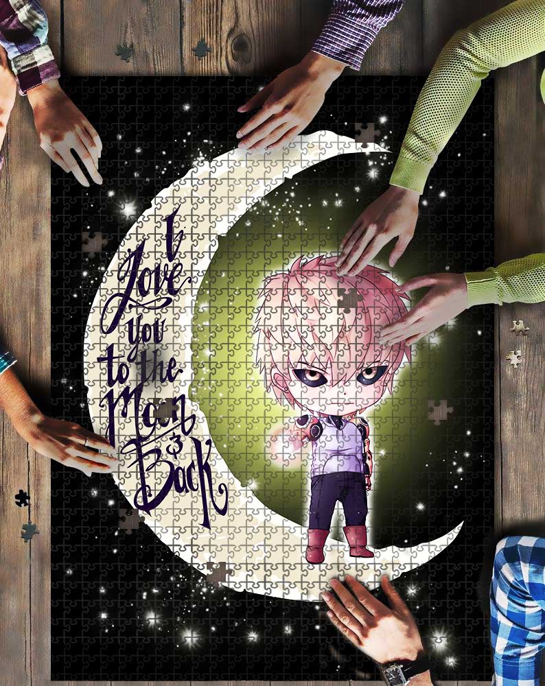 Anime Chibi One Punch Man love to the moon Mock JIGSAW ...