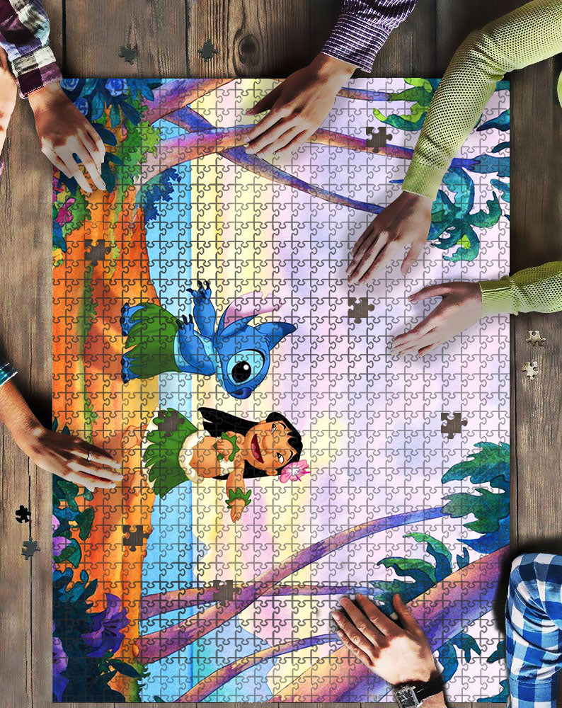 Download Lilo and Stitch 3 JIGSAW Mock Puzzle in 500 pieces, 1000 pieces