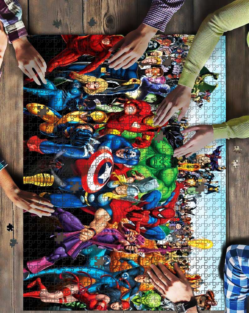 Download heroes comic Mock JIGSAW Puzzle in 500 pieces, 1000 pieces