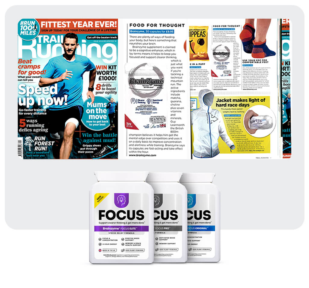 Brainzyme featured in the Trail Running Magazine