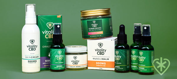 Vitality CBD Wellbeing Range