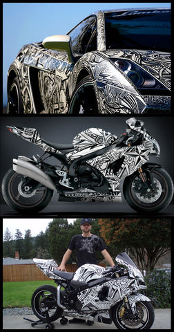 Motorcycle Wraps - Get a Custom Vinyl Motorcycle Wrap