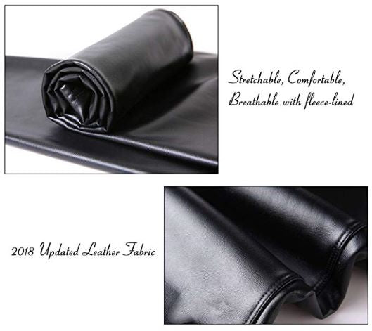 Leather Leggings with a high waist
