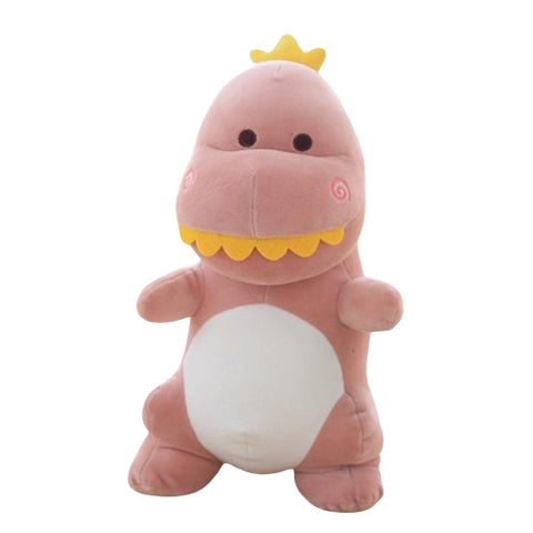 peluche dinosaure rose